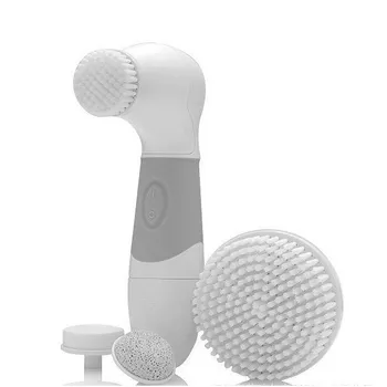 Комплекти за електрически четки за баня 5 в 1, масаж на краката със СПА-дръжка, пречистване на тялото, топка за баня, гъба за миене на банята, набор от инструменти за почистване на лицето