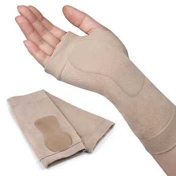 Компресия ръкавици E8BF, ръкав за подкрепа на голям пръст, ръкавици без пръсти