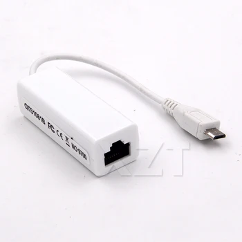 Конектор Micro USB за свързване към локална мрежа За Таблет 2.0 5 Пин 10/100 rj-45 Мъжки Женски Адаптер Мрежова Карта Ethernet LAN