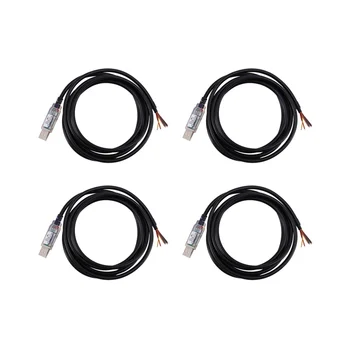 Край на кабели с дължина 4X1, 8 м, кабел USB-Rs485-We-1800-Бт, Сериен порт USB-Rs485 за оборудване, промишлени продукти, подобни АД