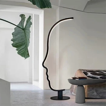 Креативен италиански дизайнерски лампа лукс просто украса индивидуалност изложбена зала, разтегателен-лампа художествена инсталация за лице кацане