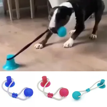 Куче Интерактивна търтей, толкающий TPR Топка, Играчки, Еластични въжета, Играчки за почистване на зъби, Дъвчене на игра, IQ Treat за домашни любимци, Аксесоари за малки кученца