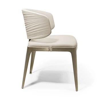 Луксозни и престижни домашни интернет-знаменитост дизайнерски трапезни столове от неръждаема стомана в модерен минималистичен стил за вилата