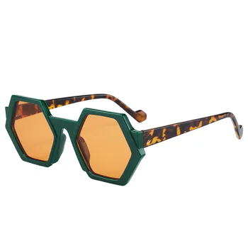 Луксозни слънчеви очила Polygon, модерен дизайнерски слънчеви очила в ретро евро-американски стил със защита от ултравиолетови лъчи