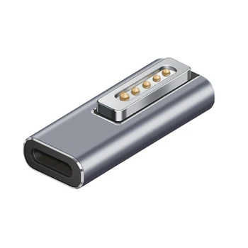 Магнитен USB адаптер Type C за Apple Magsafe1 Magsafe 2 MacBook Pro с конектор USB C, За Бързо Зареждане 60 Вата с Магнитен съединител Конвертор