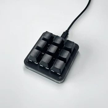 Мини-механична клавиатура с девет комбинации, персонални, без диск, копиране и поставяне на комбинация от клавиши Type-C външна