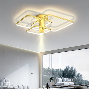 Минималистичные модерни плафониери за хол, спалня, led тавана лампа блясък AC110V-220V, led осветителни тела за таван