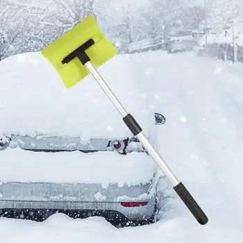 Многофункционален автомобилен стъргалка за лед Разширяване на Автомобил suv пикапи зимата автобус Лопата за отстраняване на снежни Аксесоари за бързо почистване на Покриви