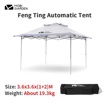 МОБИ GARDEN Открит Къмпинг FengTing Автоматична Палатка за 8-10 души, Голяма пространствена палатка с Регулируема височина Бързо сглобяване на Палатки за разходки и пикник