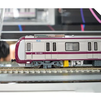 Модел от сплав в мащаб 1:87 на Пекин линия на метрото 15 Daxing Changping Line, имитация на метал подарък, сувенир за детето, статичен модел
