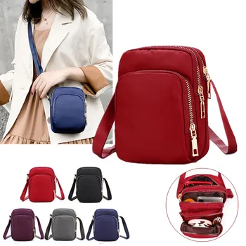 Модерна дамска чанта през рамо с цип джоб за мобилен Телефон, преносим мини чанта, дамски многофункционална чанта, портфейл на китката, на Новост 2022