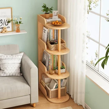 Модерна минималистичная bookshelf за мебели в хола, Ультраузкая лавица за книги, Творчески рафтове, Страничен рафт за дивана, Кухненски шкафове