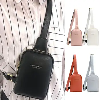 Модерна чанта за телефон, дамски нагрудная калъф, чанта-прашка, модни аксесоари