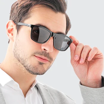 Модни реколта поляризирани слънчеви очила Унисекс квадратни маркови дизайнерски очила за шофиране риболов с антирефлексно покритие Мъжки слънчеви очила нюанси UV400
