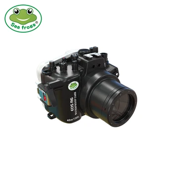 Морски жаби Калъф за фотоапарат за подводно плуване Canon EOS R6, Обзавеждане за подводна стрелба, водоустойчив корпус на фотоапарата 40 м/130 фута