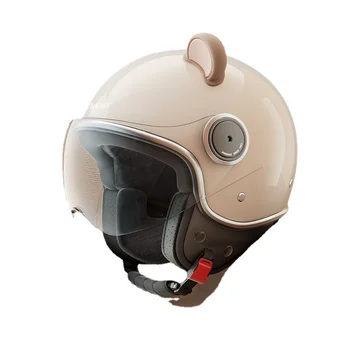 Мотоциклет шлем с електрически акумулатор до tll, мъжки и женски мотоциклет шлем, зимна полнолицевой каска