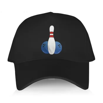 Мъжка бейзболна шапка лятна, черна памучен подпомагаща шапка, casual стил, груб боулинг, смешно графика дишаща шапка, улични Унисекс шапки
