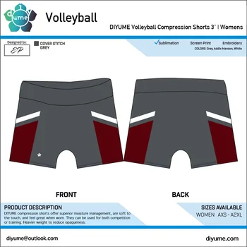 Мъжки Дамски детски волейболни шорти на поръчка sublimated принт дизайн, униформи за обучение на екипа по конкуренцията, с високо качество, меки панталони