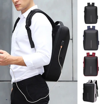 Мъжки ежедневни раница с твърд корпус, противоугонный раница, чанта с голям капацитет, модерна бизнес чанта за компютър за мъже