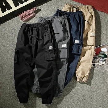 Мъжки панталони-карго, камуфляжные тактически панталони, мъжки корейски модерен мъжки джоггеры, Спортни панталони, мъжки облекла, спортни градинска облекло