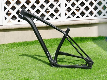 Напълно Въглеродна UD Matte 29ER Plus Boost Рамка за Планински Велосипед МТВ 148 * 12 мм През Оста на Велосипедна Рама 17 