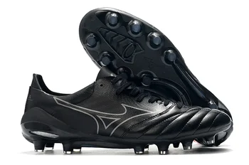 Неподправена Мъжки обувки Мизуно Creation Morelia Neo II FG, Маратонки, спортни обувки Мизуно за активна почивка, черен/Белый1 Размер на Eur 40-45