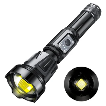 Нов XHP360 на Най-Мощните led Фенерче USB Акумулаторна Тактическа Светкавица 18650/26650 Водоустойчив Мащабируем Фенерче
