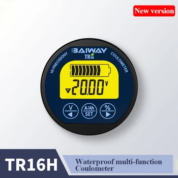 Нов водоустойчив тестер от капацитета на батерията TR16 8-120 В напрежение, ток, LCD дисплей с функция за памет, мултифункционален кулонометр