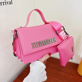 Нова Тенденция на дамски чанти Известната марка, дизайнерски чанти през рамо, Чантата и чанти, кофа, луксозни Дамски чанти от изкуствена кожа