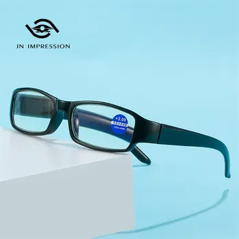 Нови модни очила за четене със синя светлина, ультралегкий КОМПЮТЪР, полнокадровая синя филм, водоустойчив очила за старческо HD за мъже и жени