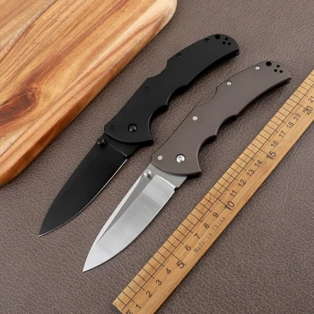 Ново Нож Cold Steel Code 4 Mark S35VN с алуминиева дръжка, открит Тактически Инструмент за оцеляване, Къмпинг, Лов, EDC, кухненски сгъваем нож