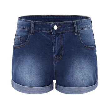 Новост лятото, дънкови шорти, сексуална дънкови къси панталони с окъсани белезници и джоб, дънкови панталони в стария сломанном стил, дамски панталони