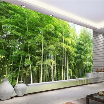 обичай wellyu мащабни стенописи с висока разделителна способност, екологични бамбукови пейзажные стенописи, тапети, нетъкан тапет