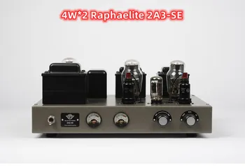 Одноконтурный усилвател на мощност Raphaelite 2A3-SE Raphaelite HIFI, мощност 4 W * 2, съотношение сигнал/шум 75 DB, Честота: 12 Hz-52 Khz, 6J7*2, 6SN7*1