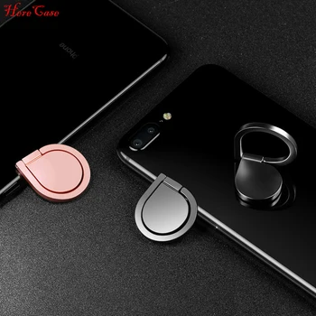Оригинален пръстен за телефон с капки вода, универсален държач за мобилен телефон пръст на 360 градуса, метална поставка за iPhone Apple Samsung Xiaomi