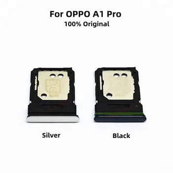 Оригиналната тава за SIM-карти TF за OPPO A1 Pro A1PRO SD/SIM TF държач за карти Тава за четене на кутията Резервни части