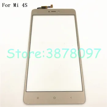 Оригиналът е за Xiaomi Mi 4s, външен стъклен обектив с цифрователем, Резервни части за Xiaomi Mi4s, сензорен екран, на предната със стъклен капак