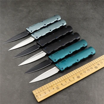 Открит походный тактически нож за самозащита D2 blade t6-6061, авиационна алуминиева дръжка, остър ЕРП-нож с висока твърдост, плодов нож