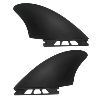 Плавници за сърфиране с двойно кила (2 плавници) - Размери са с две или използвате единични пъпки за дъски за сърф и водни спортове
