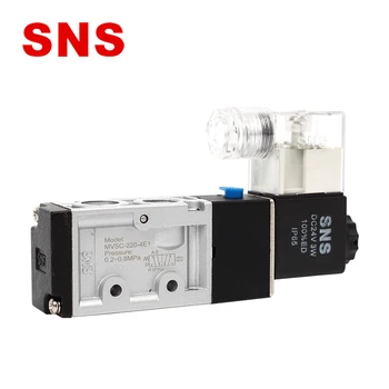 Пневматичен Електромагнитен клапан SNS MVSC 220 MVSC220-4E1 5-Бягане 2-Позиционен Контролния клапан