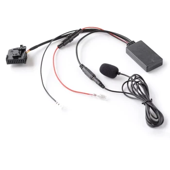 Предпазител Biurlink Safety Bluetooth Модул AUX Адаптер За Benz Command 2.0 Радио Безжичен Аудиоадаптер 18-Пинов Щепсел