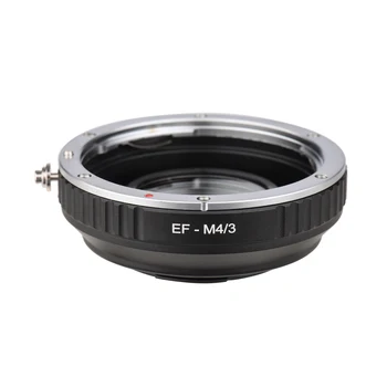 Преходни пръстен за закрепване на обектива на камерата EF-M4/3 с намаляване на фокуса и увеличаване на диафрагмата за обектив Canon EF към камерите DMC-DX85/GH4/GH5/GF1