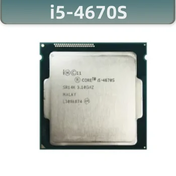 Процесор Core i5-4670S Процесор i5 4670S Четири-ядрен настолен процесор LGA1150 100% в добро състояние Настолен процесор