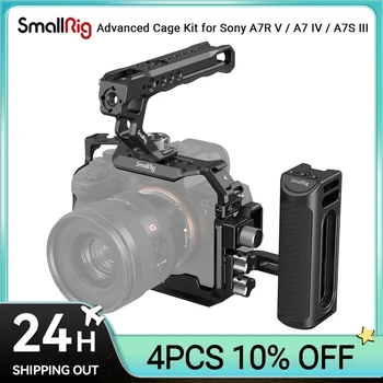 Пълна рефлексен фотоапарат SmallRig за Sony A7 IV a7m4 с прикрепен за камерата Sony Alpha 7 IV/A7S III/A1/A7R IV, с множество възможности за монтаж