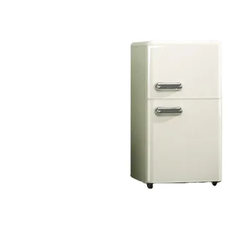 Ретро Мини Хладилник За Съхранение На Малки Битови Енергоспестяващи Продукти За Замразяване