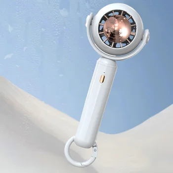 Ръчен Мини-Фен Безлопастный Преносим Годишният Електрически Вентилатор USB Акумулаторна Малък Настолен Вентилатор за Бързо Охлаждане за Пътуване На Открито, Къмпинг