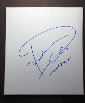 ръчно подпис EXO DO D. O с автограф Shikishi Card Art Board signats 89L