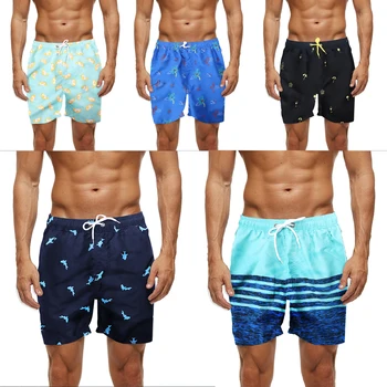 Свободно Време Бързо Съхнещи Летни Мъжки Бански Костюми, Плажни Плажни Шорти Гащи За Мъжки Бански Шорти За Плуване, Плажни Дрехи, Surffing Shorts