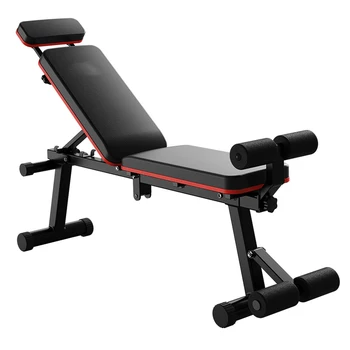 Сгъваема Пейка за гири богат на функции Приседающая Пейка за мускули, Тренажор за тренировка мускулите на ръцете, тренажор, за занимания вдигане на тежести, Широчина на седалката 27 см