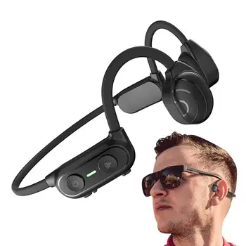 Слушалки с костна проводимост 5.0 Безжични спортни слушалки IP56 стерео Слушалки 